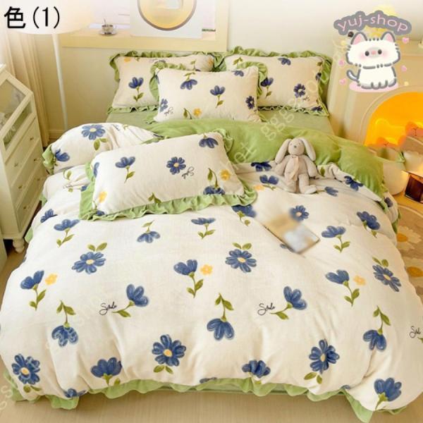 布団カバー プリンセス フリル 寝具カバー ボックスシーツ