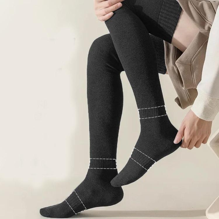 ロングソックス サイハイソックス 3足セット オーバー