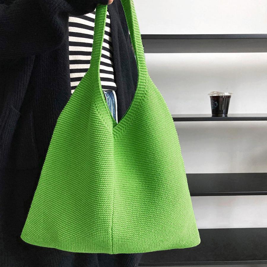 春 夏ニットバッグ トートバッグレディース新作 : 暮らしの生活