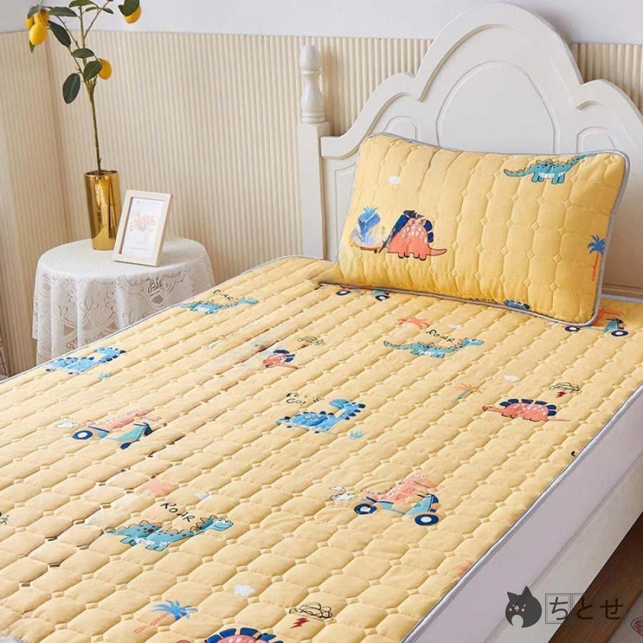 冷感ベッドパッド セミダブル チェック柄 冷感ベッドパッド セミダブル チェック柄