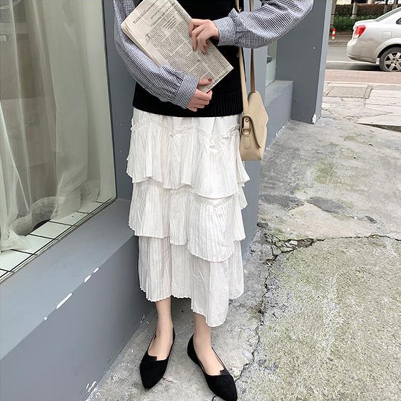 新品未使用　Öffen フリル付きフラットシューズ アイボリー パンプス 39 pointed-FRIN / WHITE | Offen