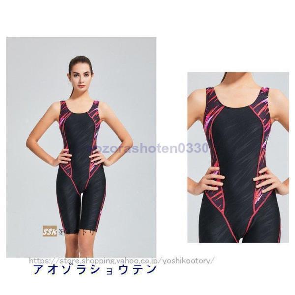 競泳 水泳 スイミング パッド付き ワンピース水着 練習水着