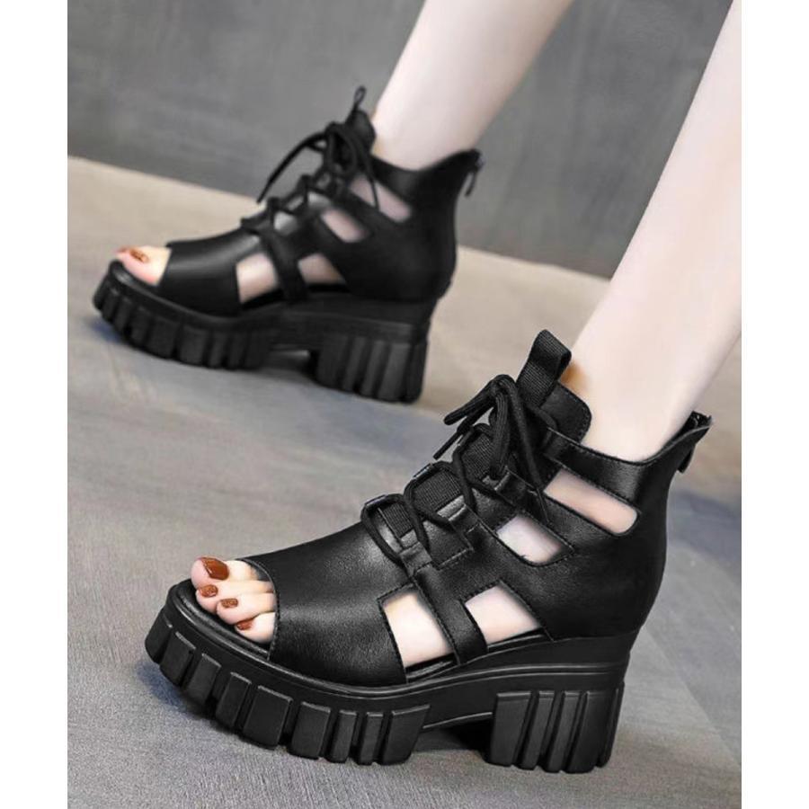 本日限定大幅値下げBALMAIN Ｈ&Mコラボグラディエーターサンダル 春 夏 秋 厚底グラディエーターサンダル レディース : 暮らしの