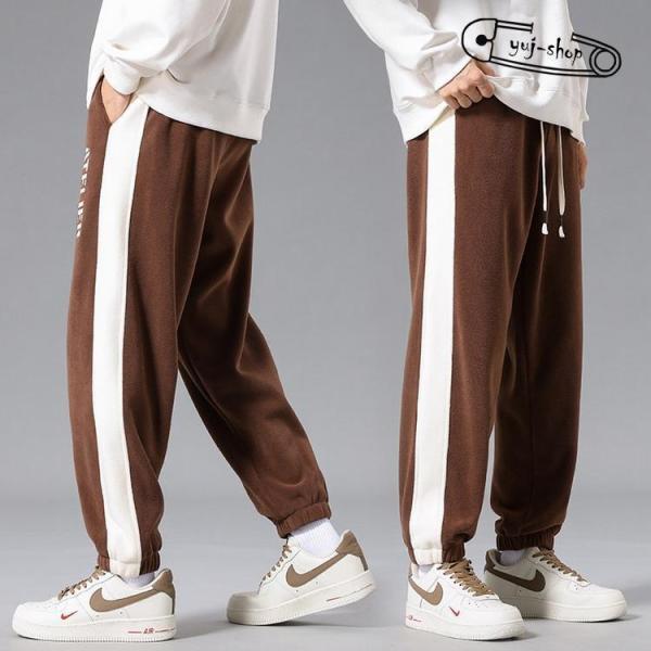 裏ボアジョガーパンツ ボトムス フリースパンツ 紐パン イージーパンツ