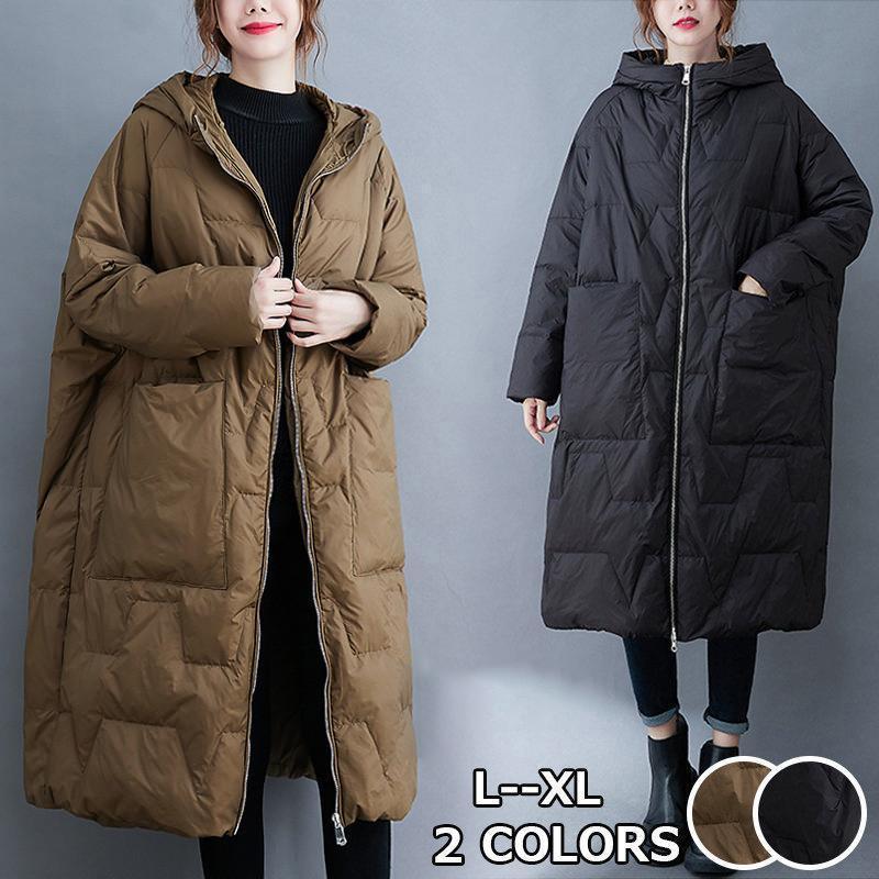 Calina Hooded Long Down Coat ダウンコート ジャケット ダウンコート 秋冬 レディース ロング フード付き ダウン
