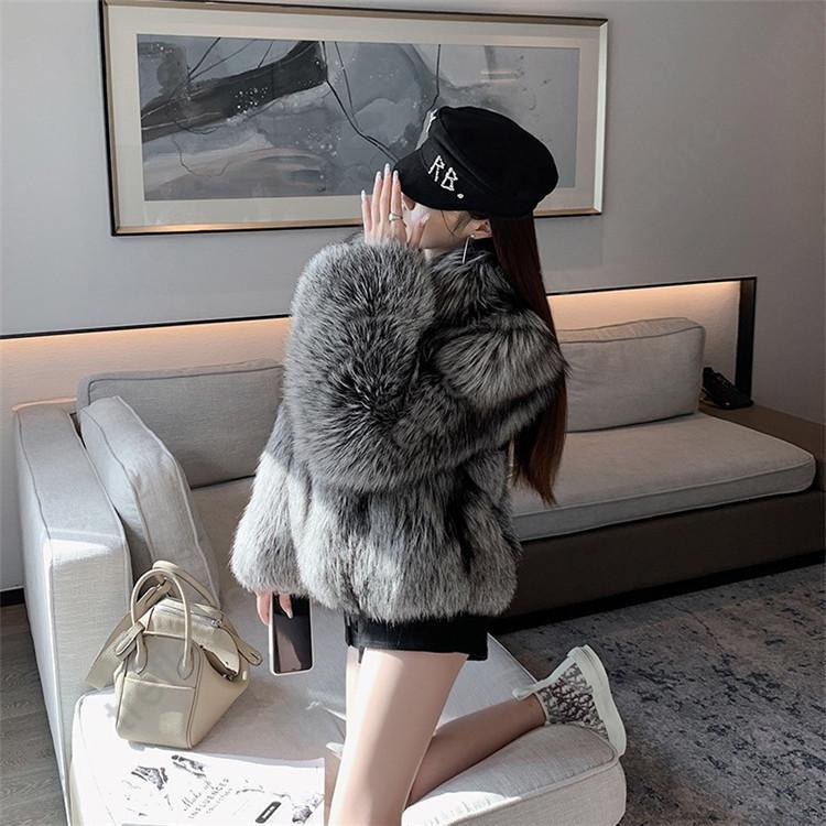 アイリス・アプフェル× フェイクファージャケット L 新品未使用 アイリス・アプフェル× フェイクファージャケット L 新品未使用