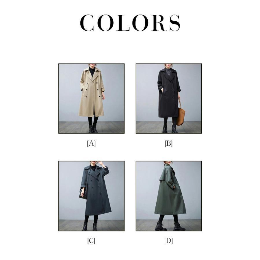 トレンチコート レディース 春 秋 ロングコート トレンチ アウター