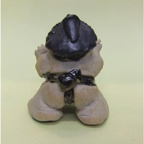 手作りの陶人形 すもう 力士 おすもうさん つっぱり 縁起 癒し置物