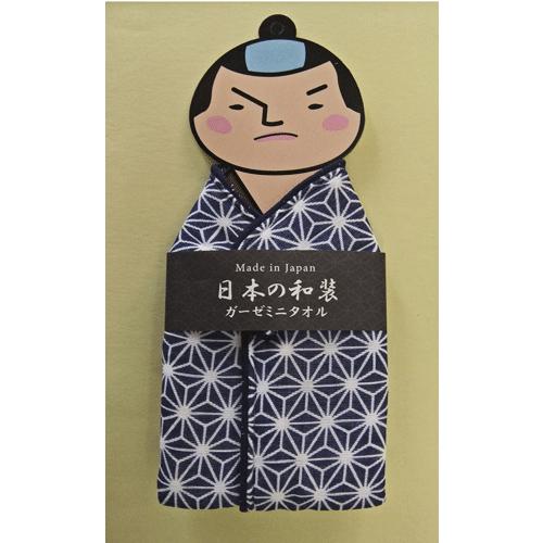 ループタオル ガーゼハンカチ 市松 麻の葉 鱗 亀甲 矢絣 ガーゼミニ
