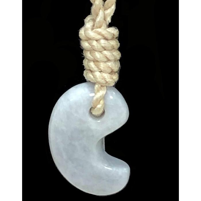 日本おお麻 おお麻＆最高級糸魚川翡翠ヒスイ（ひすい）勾玉(証明書付