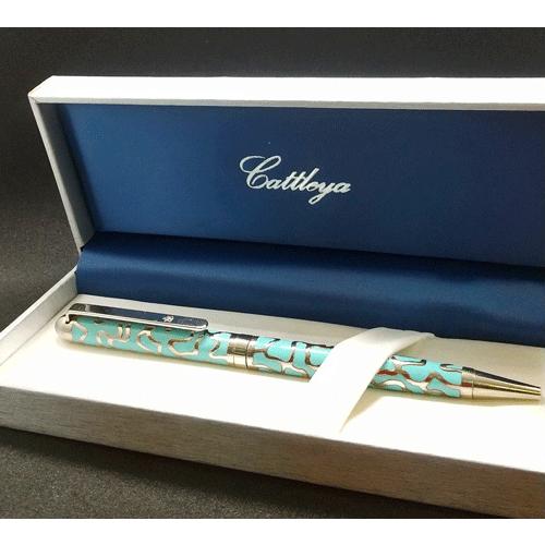 七宝焼 釉薬 カトレア Cattleya 50点セット 限定品 カトレア 七宝ボールペン ライトブルー 七宝焼 御祝い ギフト