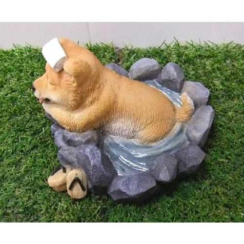 日本犬 柴犬旅に出る4 犬置物 オブジェ ガーデニング 可愛い