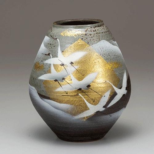 高級感 九谷焼 花瓶 7 5号花瓶 金箔群鶴 お祝い 記念品 K6 1302 日本ものこと百貨 通販 Yahoo ショッピング 激安特価 Www Iccostierovico Edu It