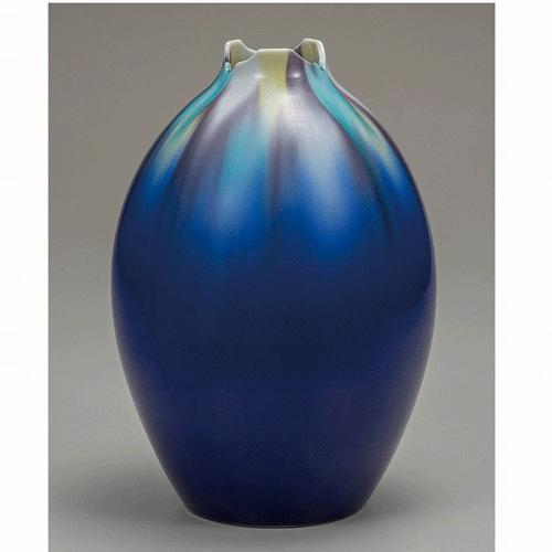 花柄陶器花瓶 九谷焼 豪華絢爛 伝統工芸品 九谷焼 花瓶 本金牡丹鳥 錦泉作 GIFT対応可