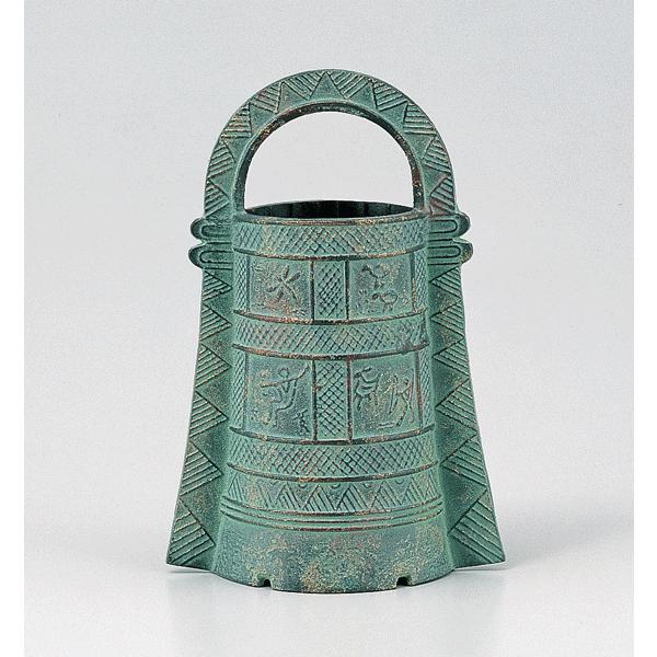 高岡銅器 合金製花瓶 銅鐸（大） 鉄製 美術工芸品 記念品 花活 : 日本