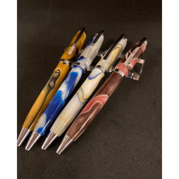 モンテベルデ ボールペン 青 マーブル模様 モンテベルデ ボールペン 青白マーブル - メルカリ