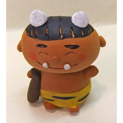 節分 手作りの陶人形 おにさん 赤 縁起 魔除け 瀬戸焼人形 豆まき