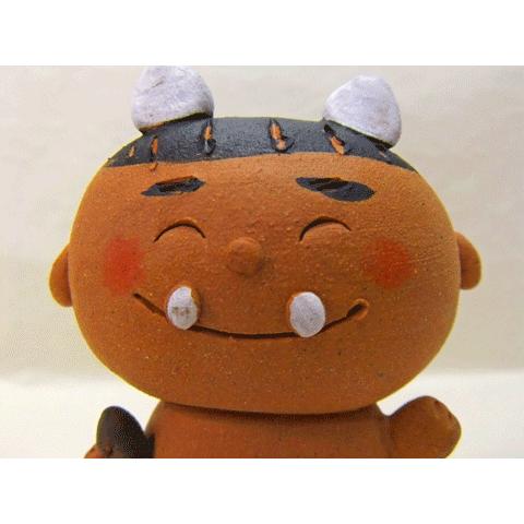 節分 手作りの陶人形 おにさん 赤 縁起 魔除け 瀬戸焼人形 豆 節分 手作りの陶人形 おにさん 赤 縁起 魔除け 瀬戸焼人形 豆