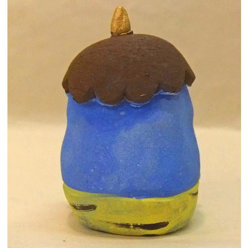 節分 青鬼 手作りの陶人形 わらべおに 青 縁起 魔除け 瀬戸焼 節分 青鬼 手作りの陶人形 わらべおに 青 縁起 魔除け 瀬戸焼