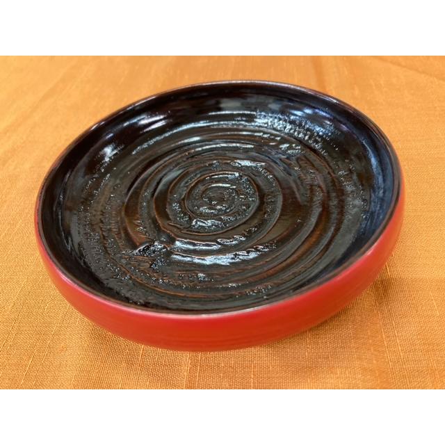 讃岐漆器 栃くりぬき漆塗り （396浅豆鉢 塗分五個組 13.5cm）浅豆鉢5枚