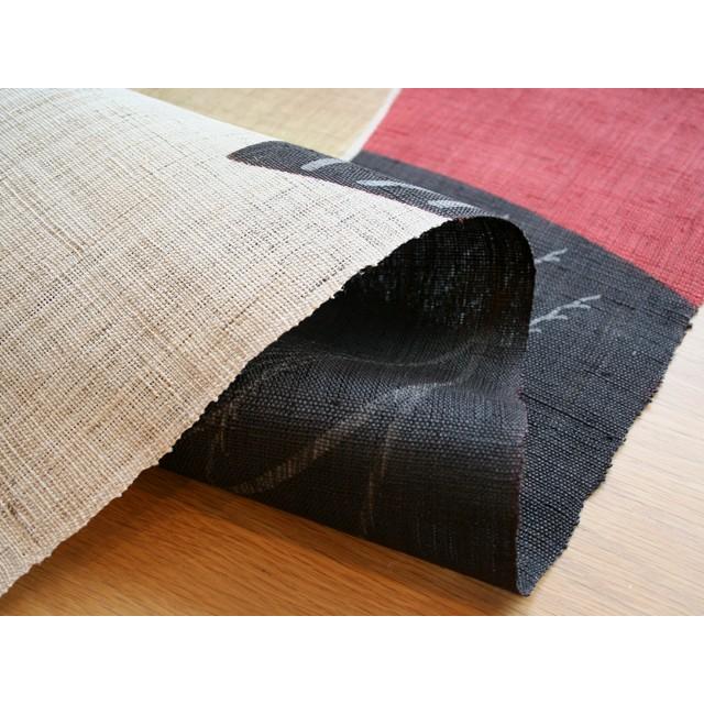 のれん　満月 手染め麻のれん「桜月夜」 [京都洛柿庵オンラインショップ]