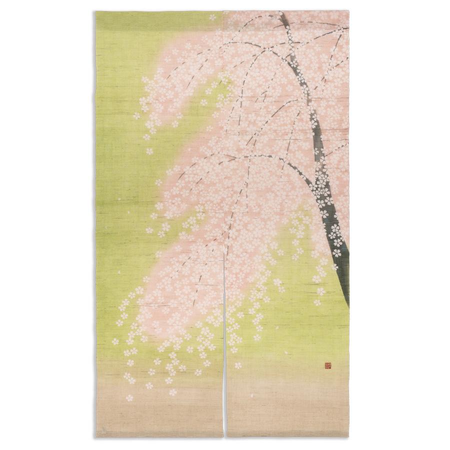 100 の保証 手染め 麻のれん ろうけつ染めのれん 咲桜 すかしのれん 咲桜 春 自然の癒し 安らぎ 贈り物 ギフト 内祝 新築祝 開店祝 おしゃれのれん 最適な材料 Zoetalentsolutions Com