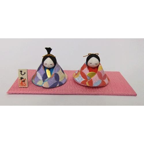 ひな人形 花七宝座り雛 桃の節句 幸運 縁起物 : 日本ものこと百貨