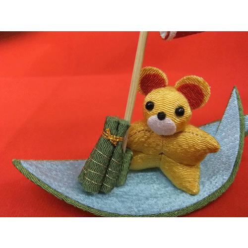 端午の節句 ちりめん置物 笹舟クマこいのぼり 五月人形 : 日本 端午の節句 ちりめん置物 笹舟クマこいのぼり 五月人形 : 日本