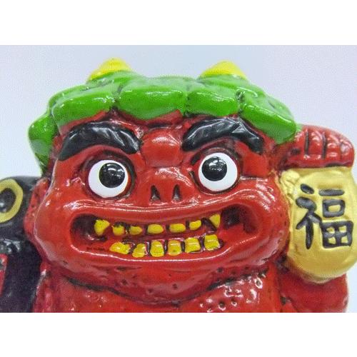 節分 福鬼 貯金箱 赤鬼 置物 豆まき 邪気祓い : 日本ものこと百貨