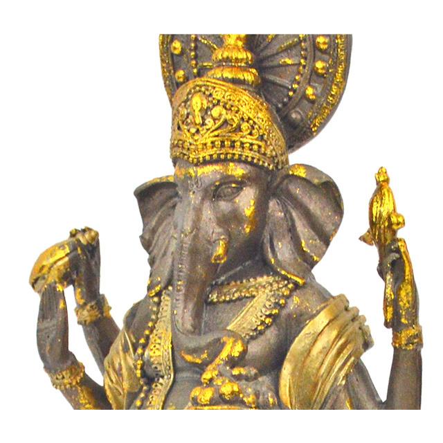 ガネーシャ ゴールドブロンズ立像 インドの神様 夢をかなえる ガネーシャ ゴールドブロンズ立像 インドの神様 夢をかなえる