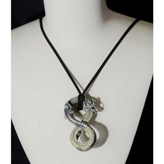 龍モチーフ銀製シルバーアクセサリー 双竜 阿龍(ありゅう）吽(うん