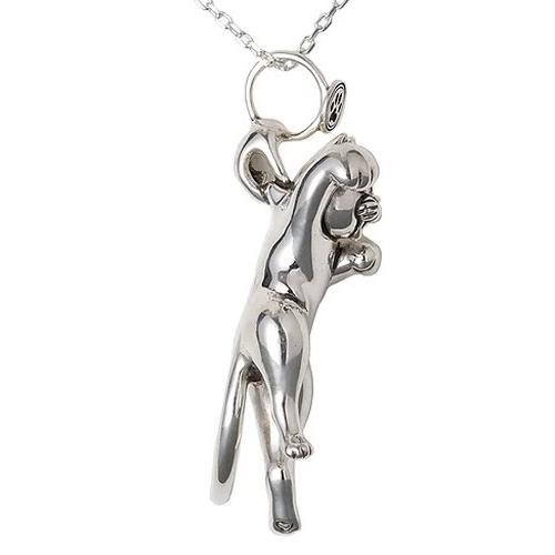 猫ネコモチーフ銀製シルバーアクセサリー 開運こいこい招き猫(ねこ