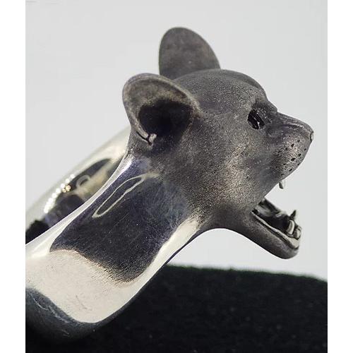 猫(ねこ)モチーフ銀製シルバーアクセサリー ネコ科の怒り、第一弾