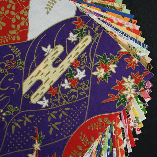 和紙 友禅和紙 手染友禅和紙 友禅紙折り紙 （中） 30枚入 折り紙 貼り