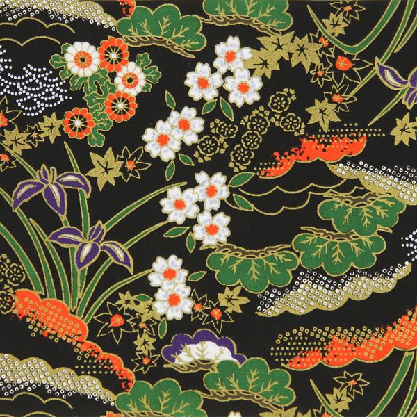 和紙 友禅和紙 手染友禅紙 （菊半裁判） No.18-2 折り紙 貼り絵 ちぎり