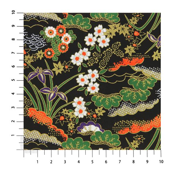 和紙 友禅和紙 手染友禅紙 （菊半裁判） No.18-2 折り紙 貼り絵 ちぎり