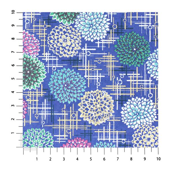 和紙 友禅和紙 手染友禅紙（菊半裁判）No.59-1 折り紙 貼り絵 ちぎり絵