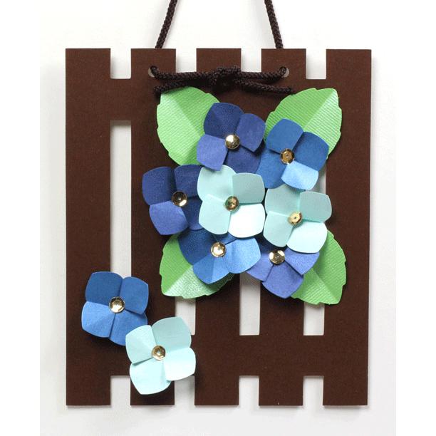 お買い得品 ホビークラフト 手作り ハサミを使わない立体切り絵 格子飾り手作りキット 紫陽花 工作 在宅応援キット 高齢者向け 脳トレ リハビリキット Heartlandgolfpark Com