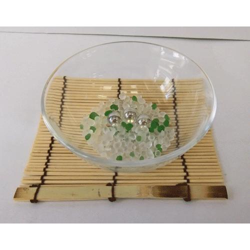 ボウルセット クリア 飾り石付 水鉢 ミニ金魚鉢 ガラス鉢 木之本 日本製 Tenichido T 106c 日本ものこと百貨 通販 Yahoo ショッピング