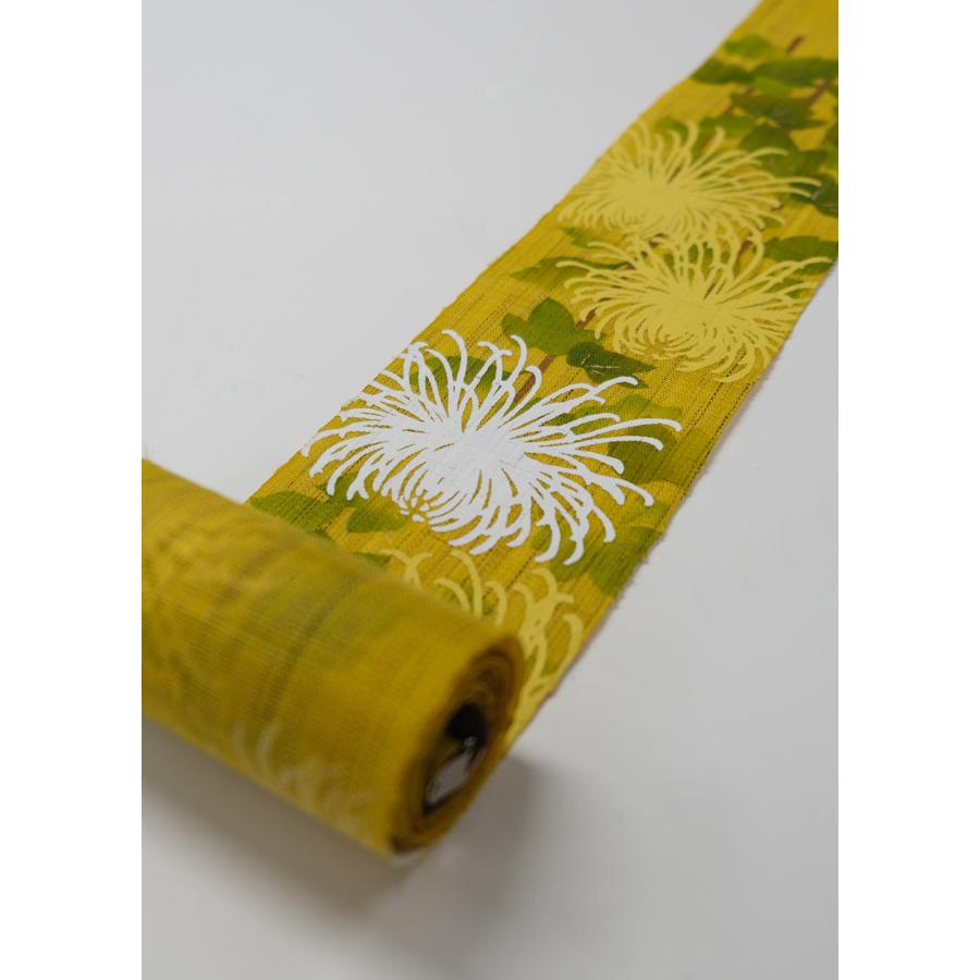 限定麻細タペストリー (糸菊) 秋柄 京都洛柿庵(らくしあん 限定麻細タペストリー (糸菊) 秋柄 京都洛柿庵(らくしあん