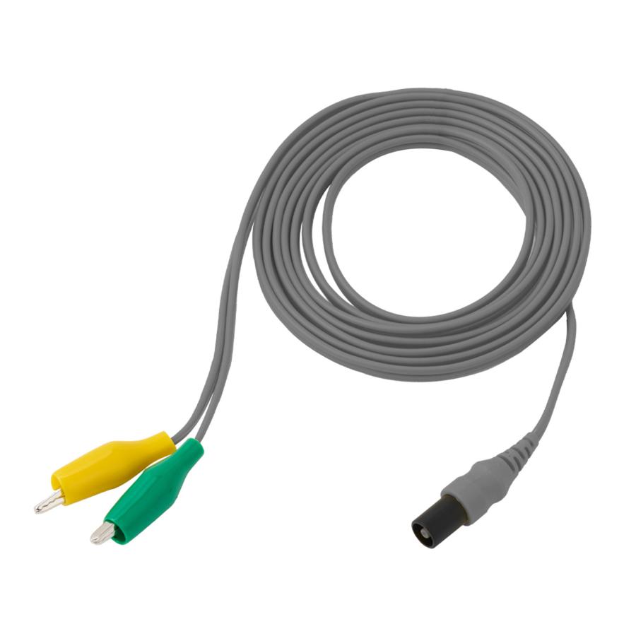 トワテック　PULSMA トワテック PULSMA用（パルスマ用） ワニ口コード【1本】青 赤