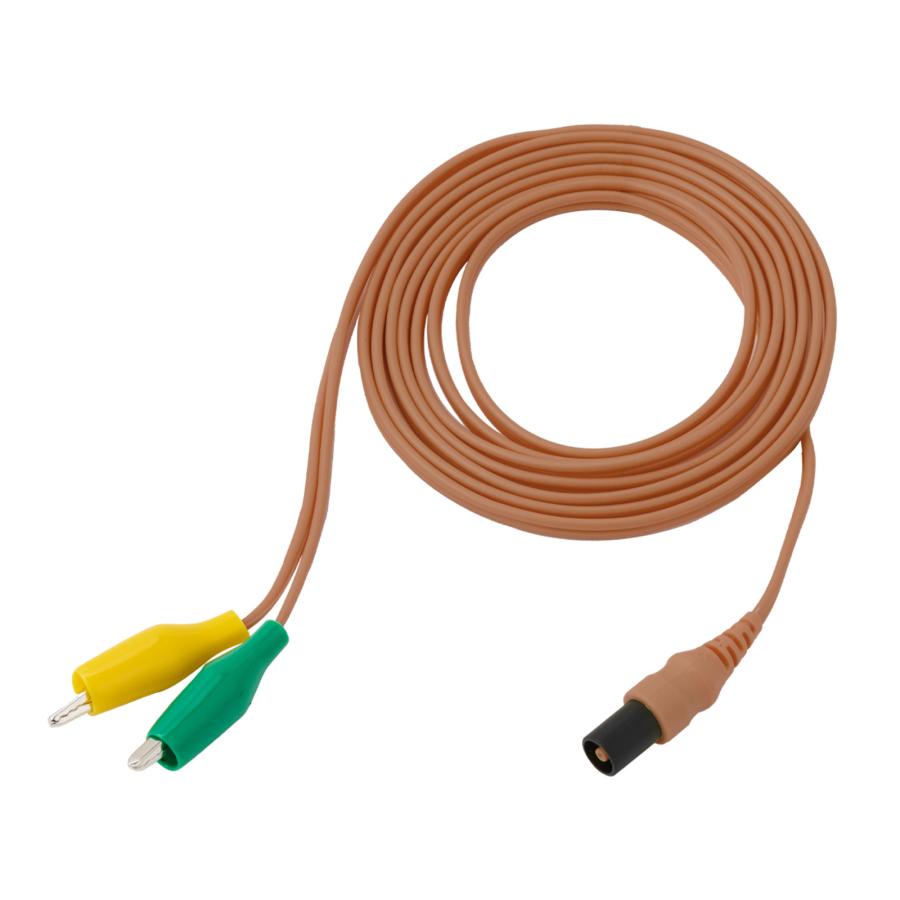 トワテック PULSMA用（パルスマ用） ワニ口コード【1本】青 赤