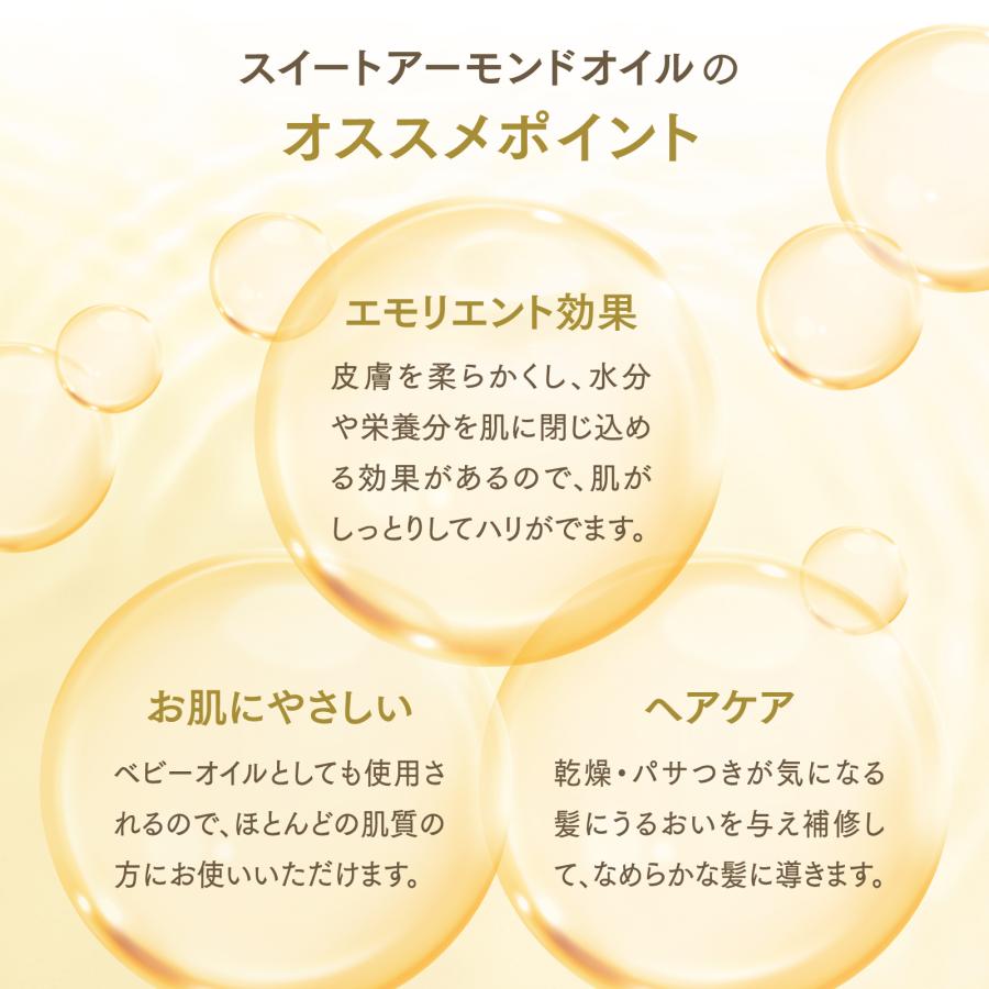 【3本セット】スイートアーモンドオイル 1000mL【天然100％・精製】アーモンド油 アプレミディ マッサージオイル キャリアオイル ボディオイル 大容量 送料無料の画像