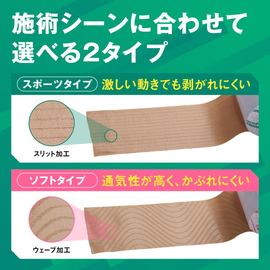 【3箱】テーピング キネシオ キネシオテープ 75mm×5m 4巻 スポーツタイプ トワテック キネシオロジーテープ テーピングテープ マラソン | トワテック | 02