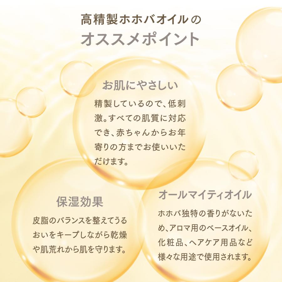 【6L】高精製ホホバオイル 1000mL×6本（ハーフケース販売）【天然100％】アプレミディ マッサージオイル キャリアオイル 大容量 業務用 送料無料の画像