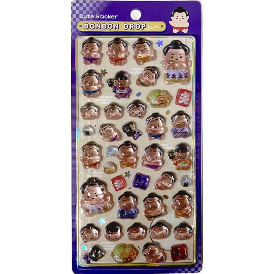 Q-LiA（クーリア） 新品 ボンボンドロップシール お相撲さん 正規品