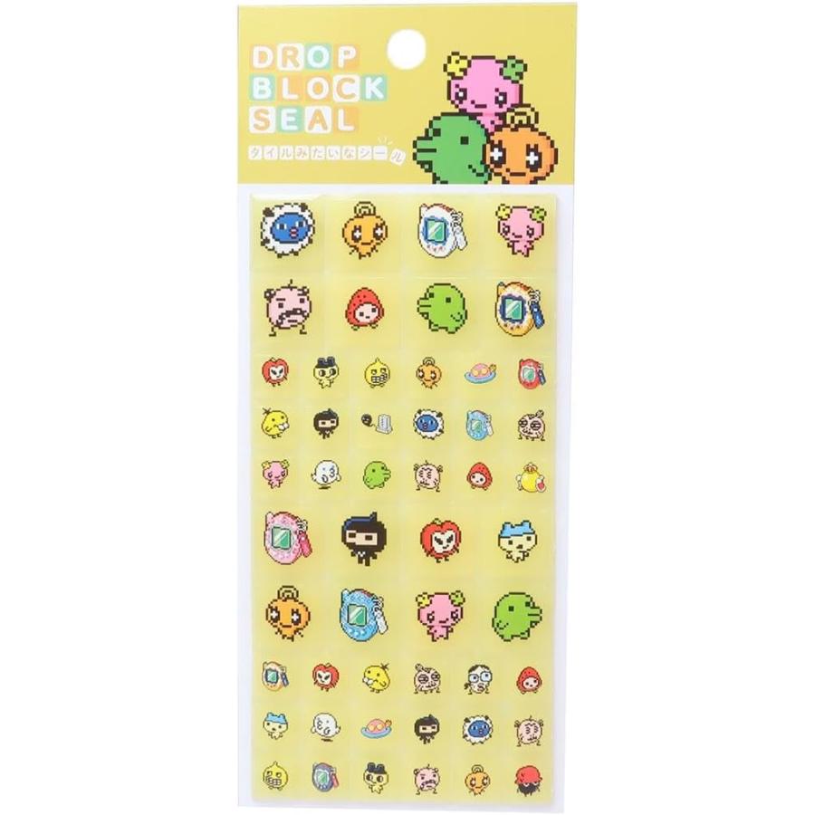 カミオジャパン 新品 たまごっち シールシート ドロップブロックシール