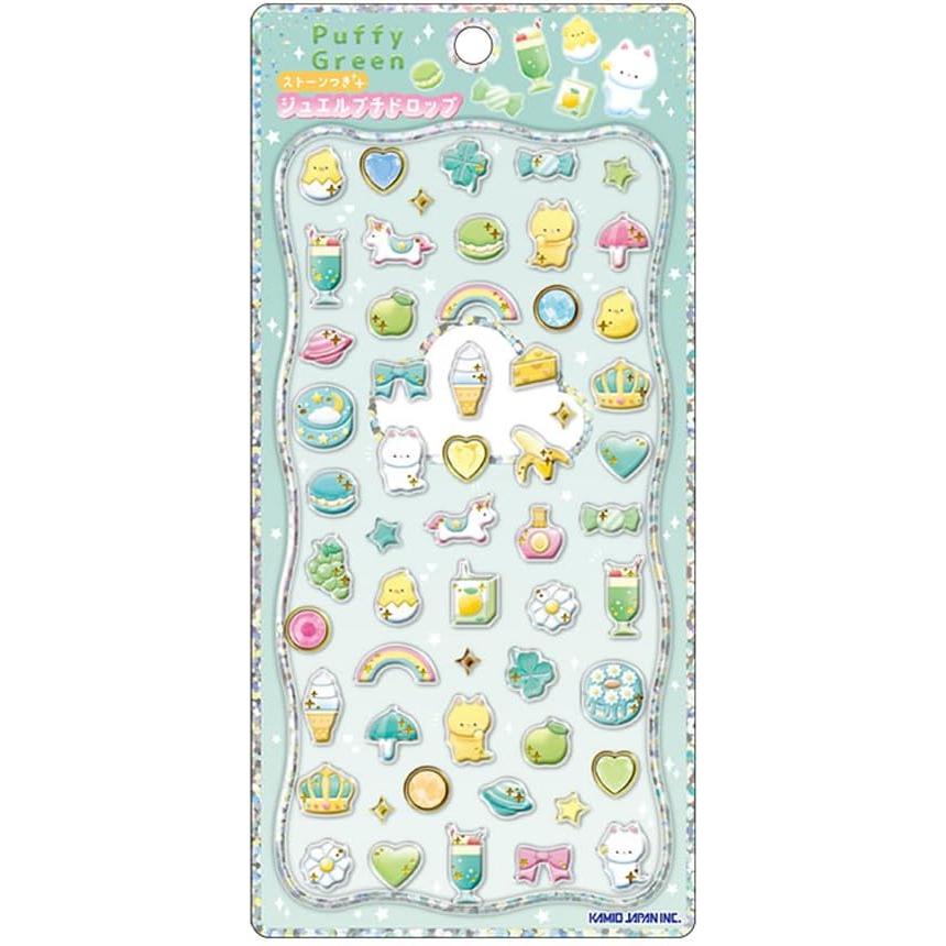 カミオジャパン 新品 シール ジュエルプチドロップステッカー PUFFY