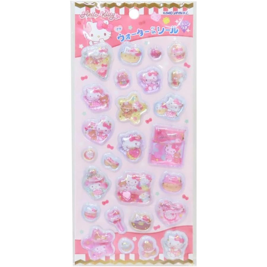 カミオジャパン 新品 ハローキティ シールシート プチウォーターIN