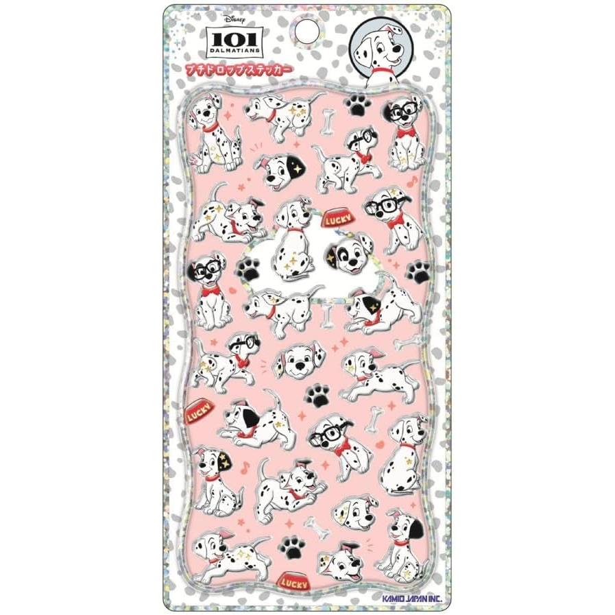 カミオジャパン 新品 キャラクター プチドロップステッカー 101匹わん